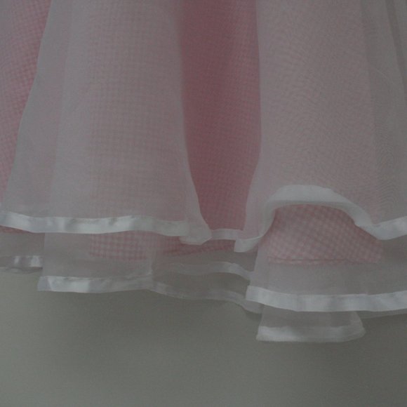 Bonnie Jean Pink Flower Dress Girls 5 - Picture 7 of 17